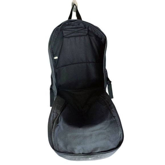 Black Mid Size Unisex Backpack - Picture 6 of 6